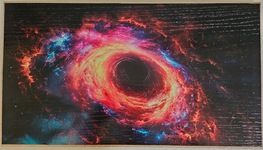 Cosmic Vortex Oak Print 11" x 20"